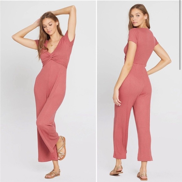 NWOT LSpace Terracotta Jasmine Jumpsuit - Picture 6 of 7